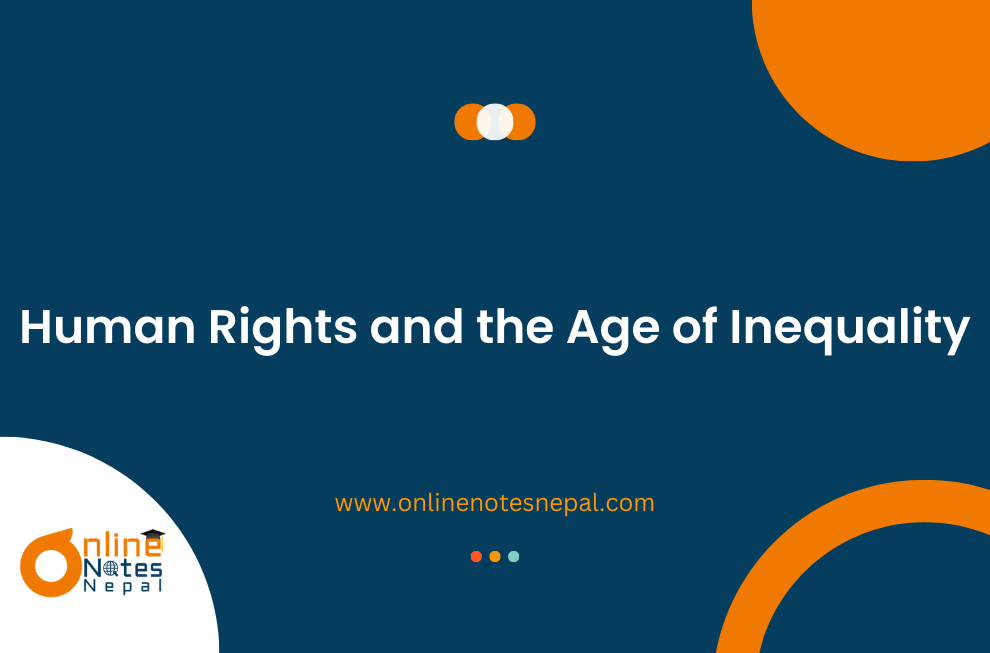 Human Rights and the Age of Inequality